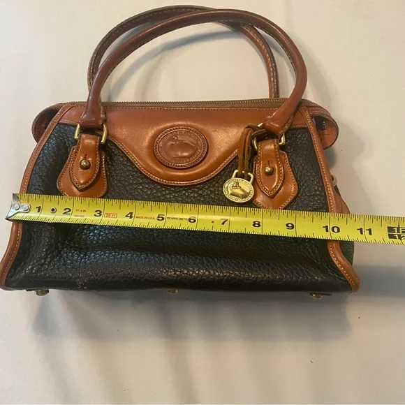 Vintage Dooney & Bourke All Weather Leather Top Zip Bag - Picture 11 of 16